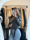 Campera cuerina