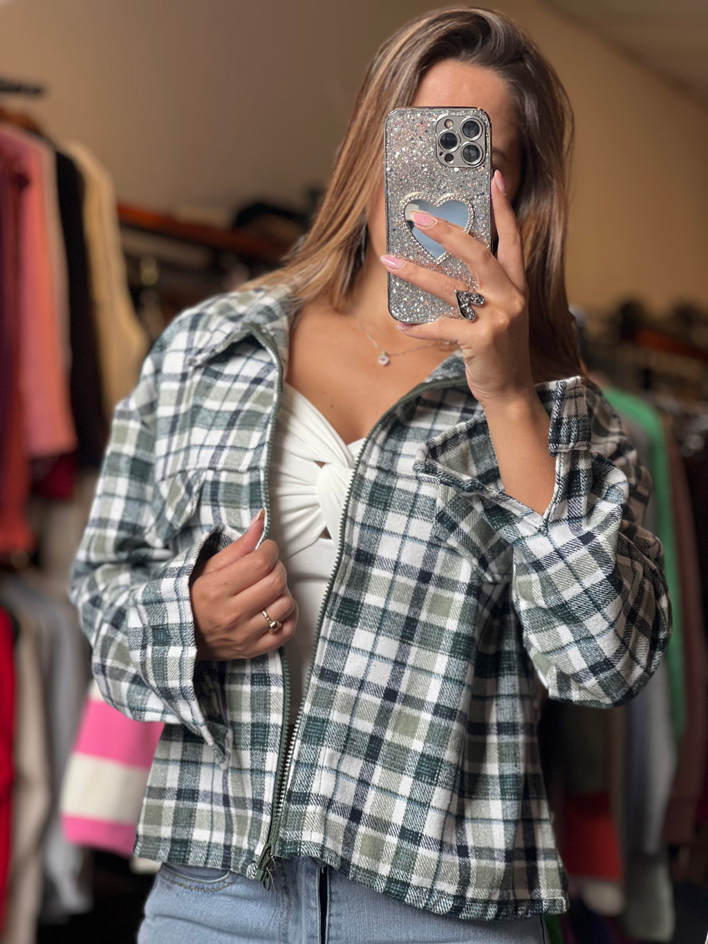 Campera tartán