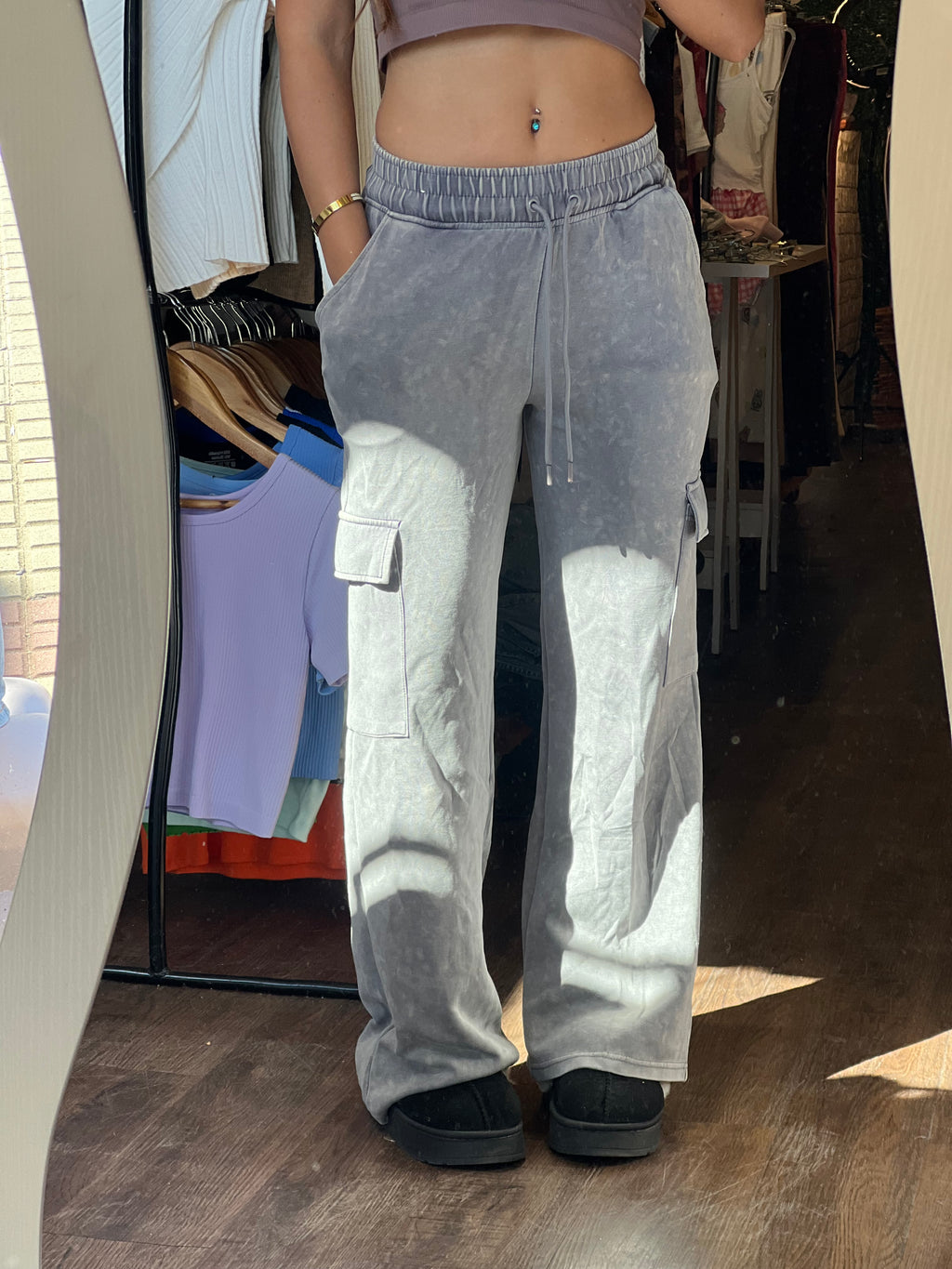 Pantalón alicrado cargo