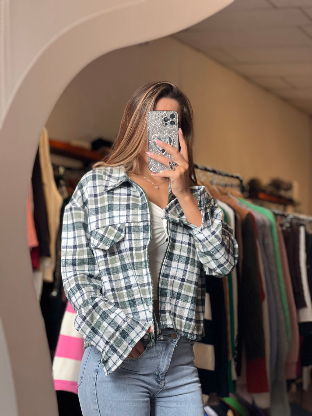 Campera tartán