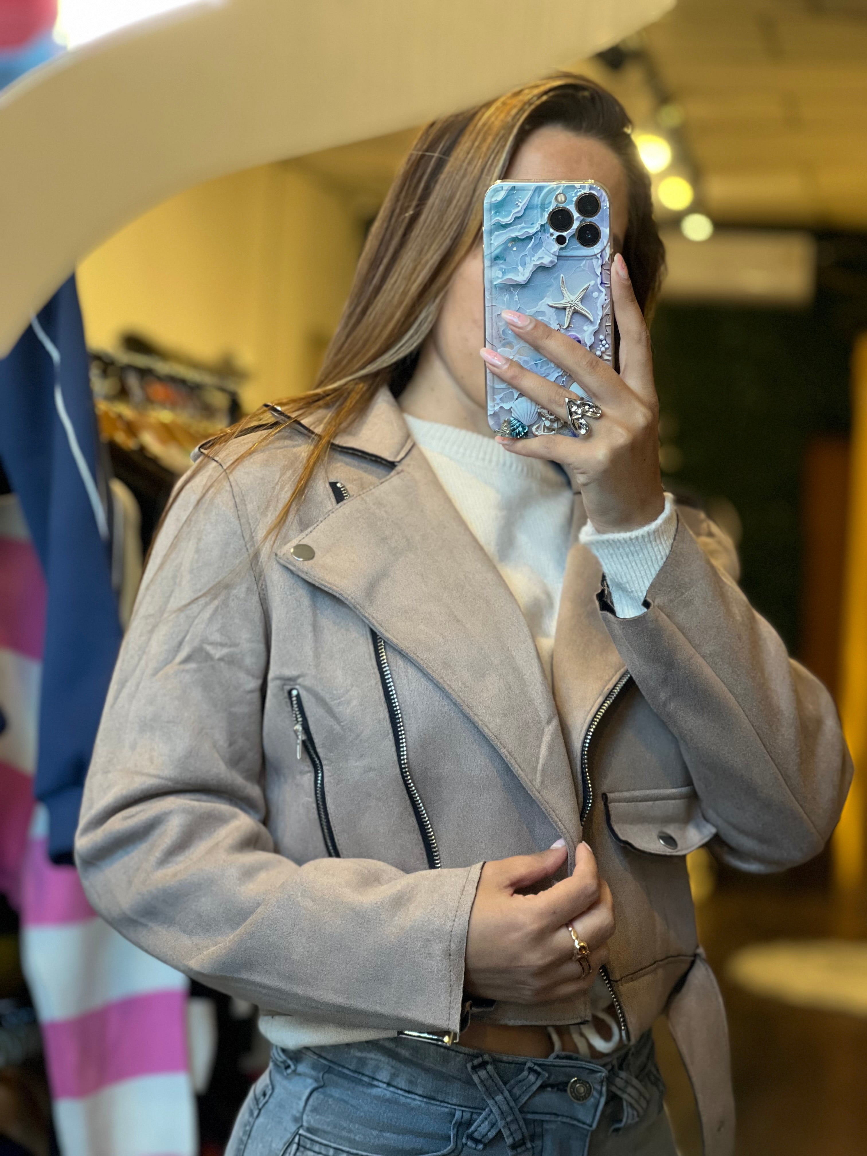 Chaqueta gamuza