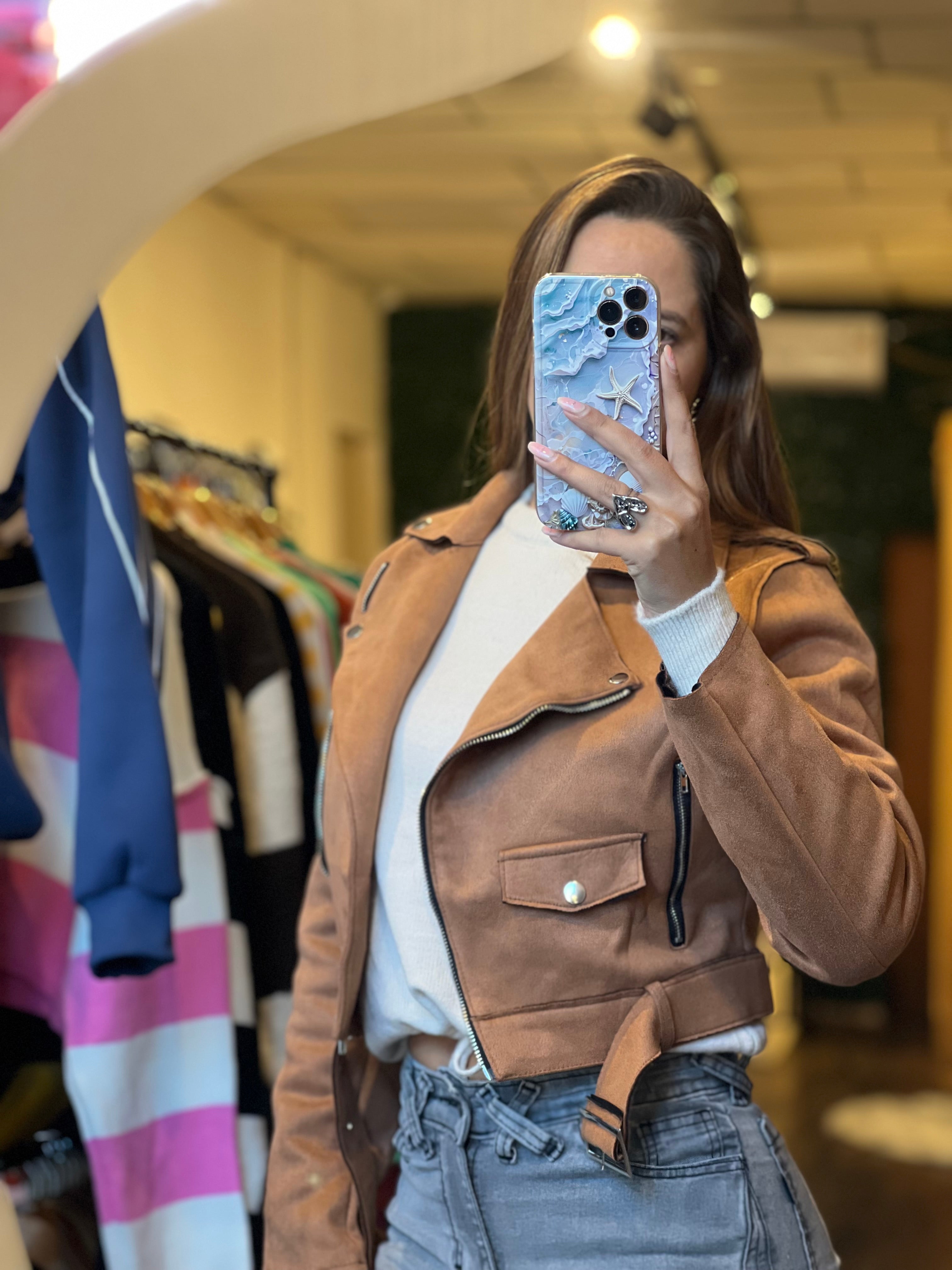 Chaqueta gamuza