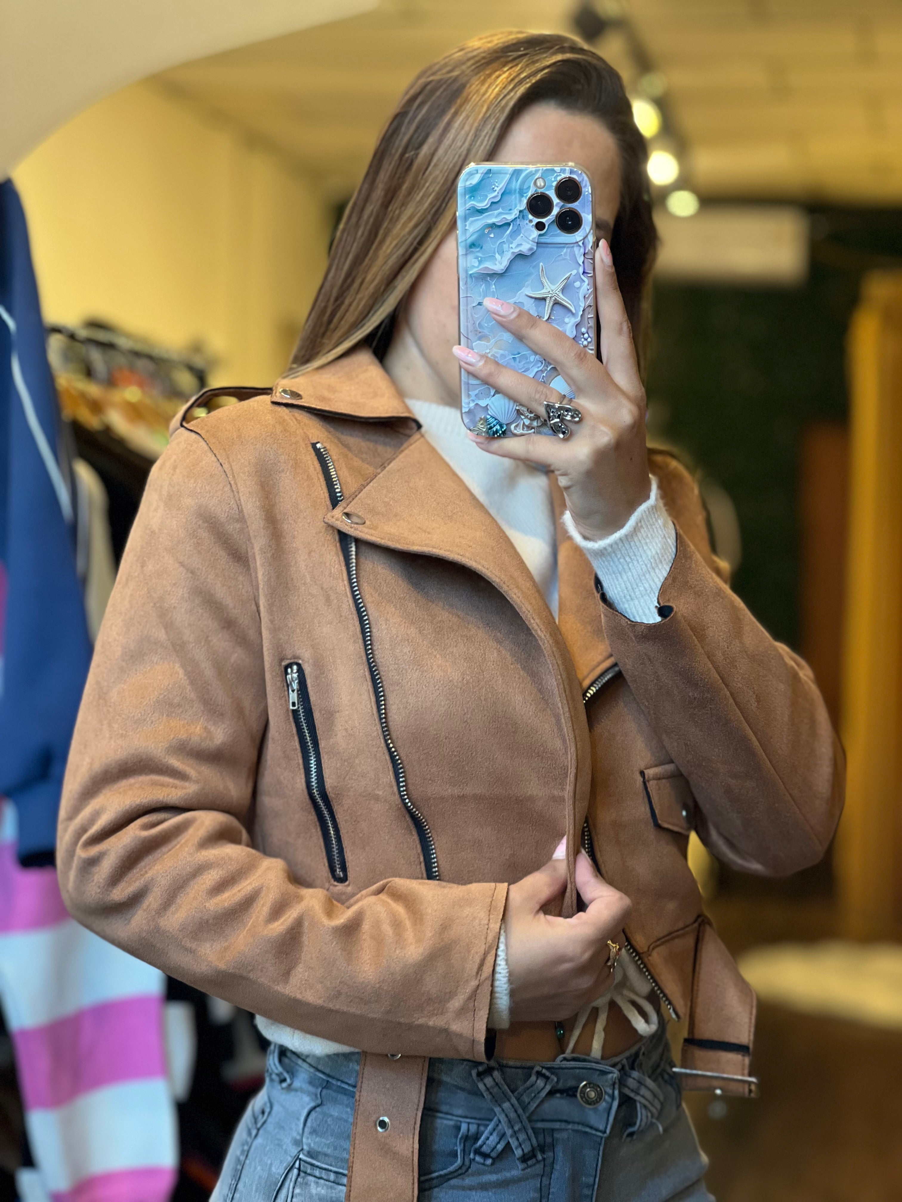 Chaqueta gamuza