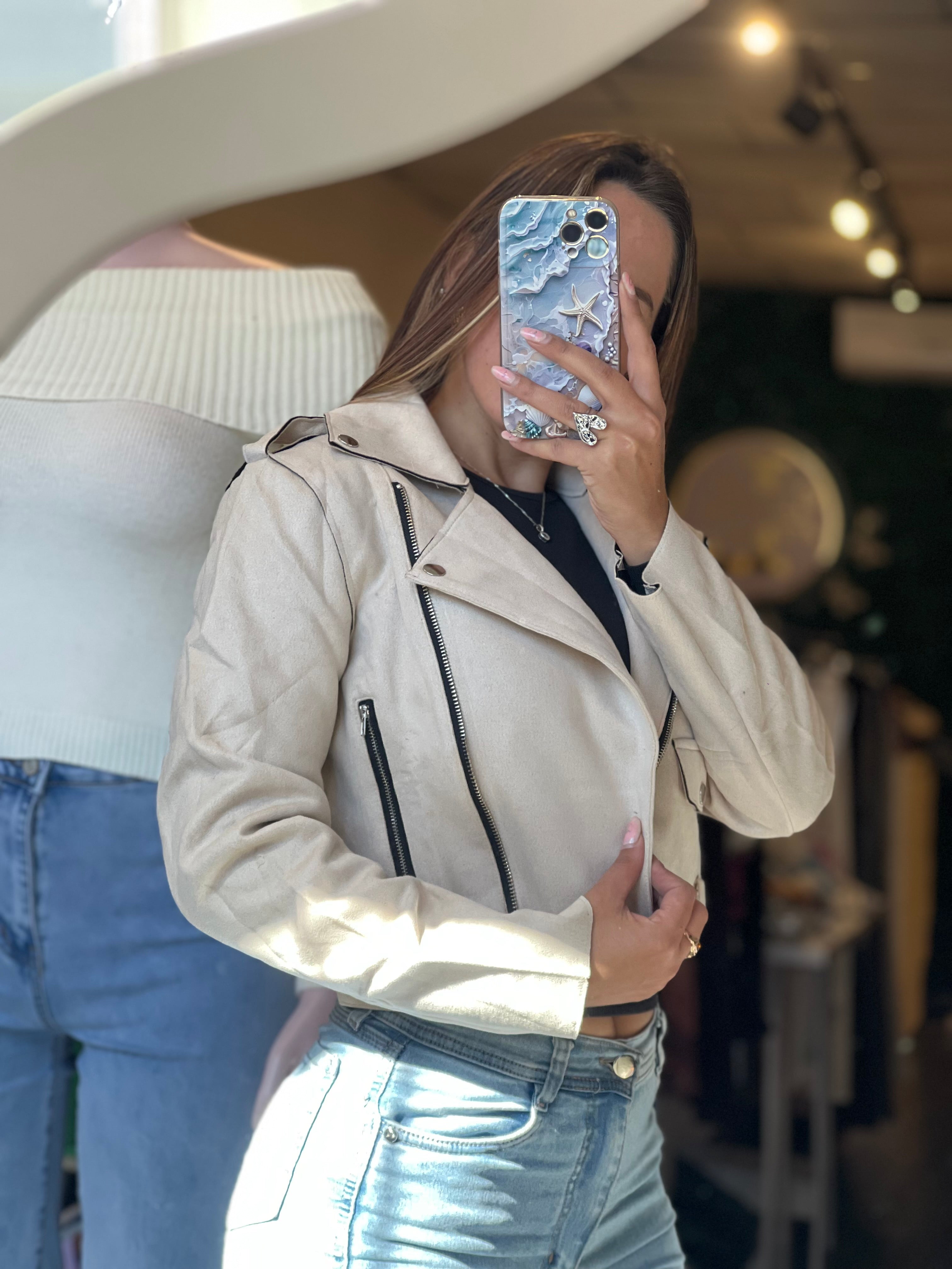 Chaqueta gamuza