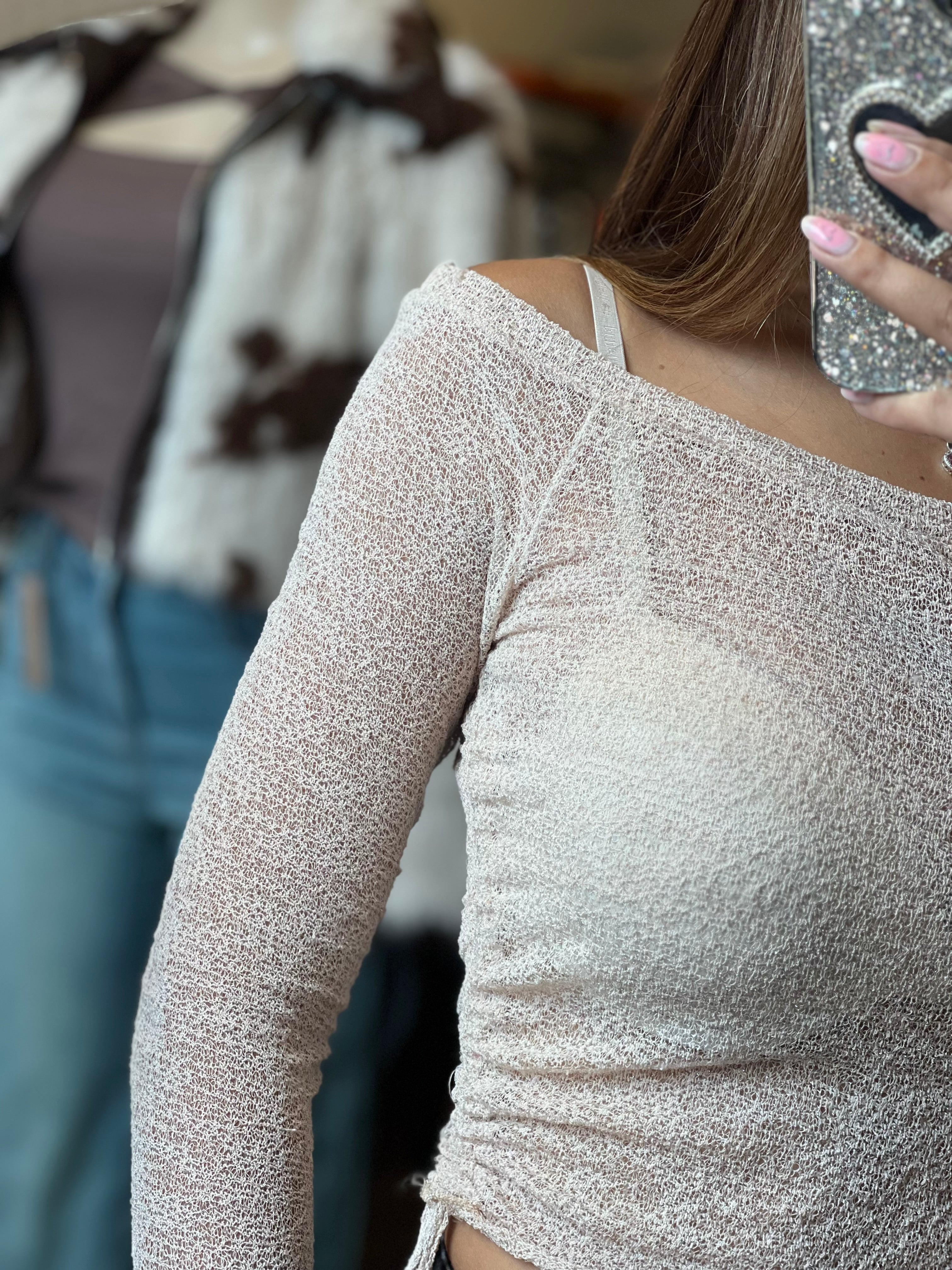 Remera brillos