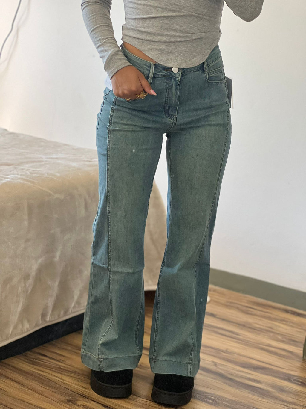 Jean wide leg Aurora