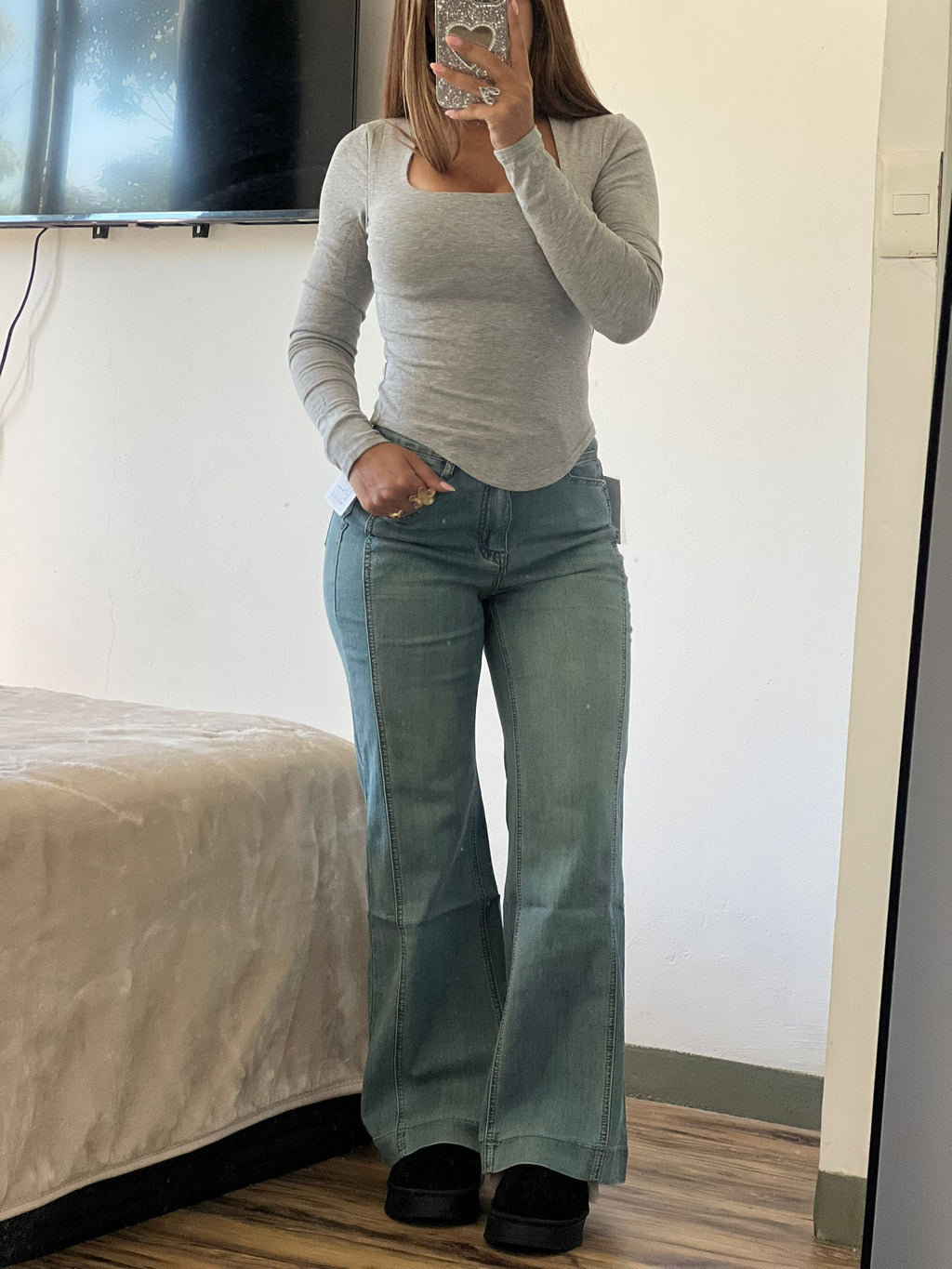 Jean wide leg Aurora