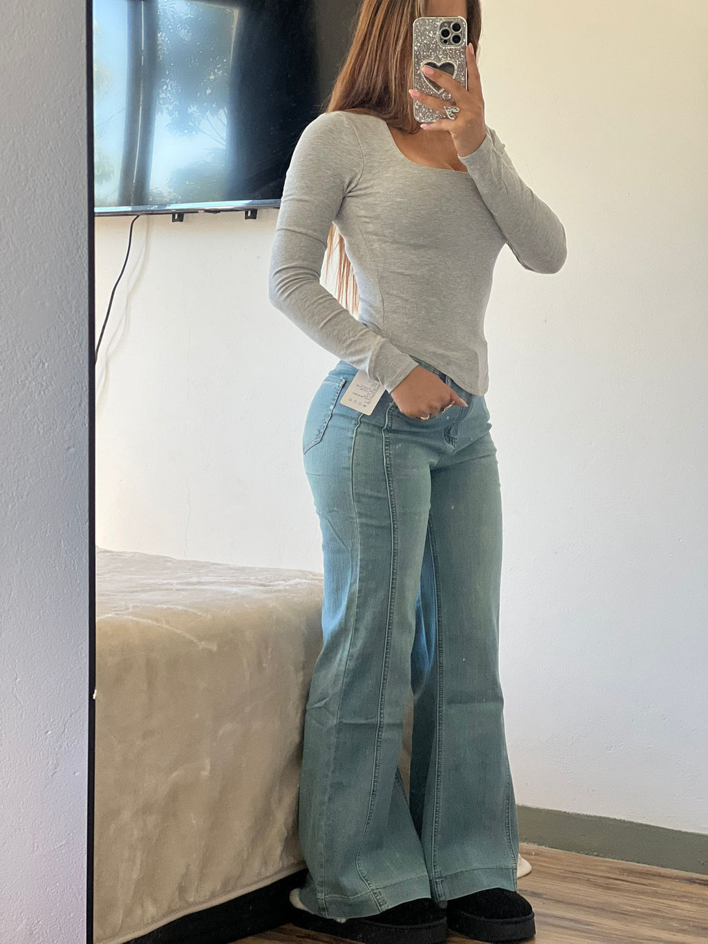 Jean wide leg Aurora