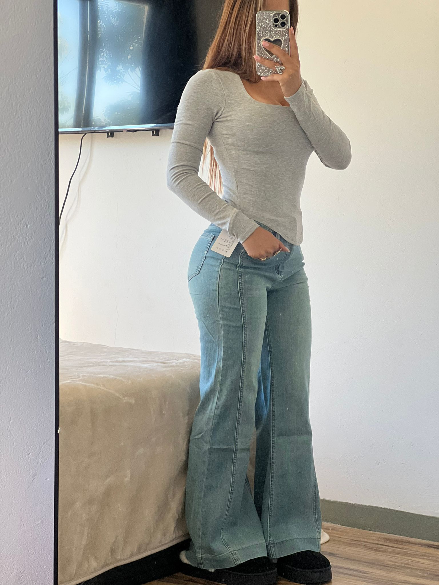 Jean wide leg Aurora