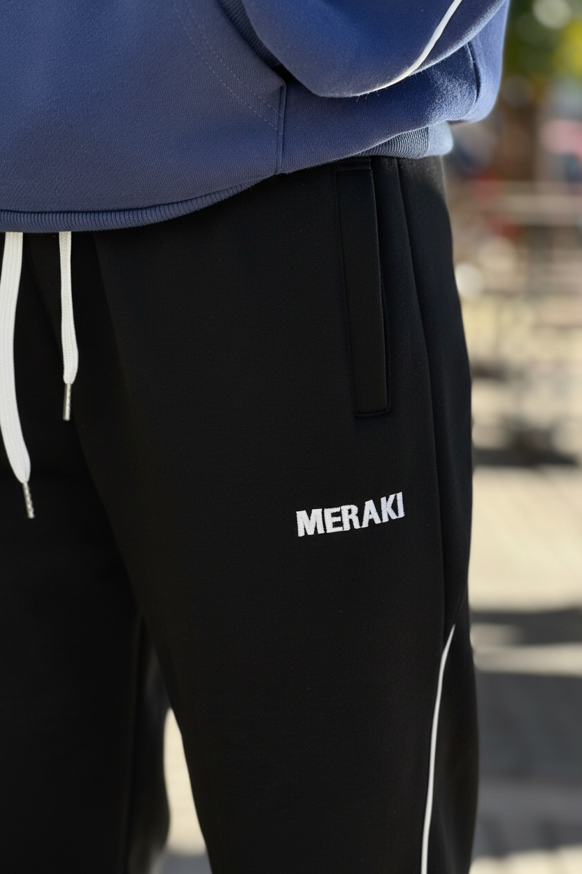 Jogging negro - detalle