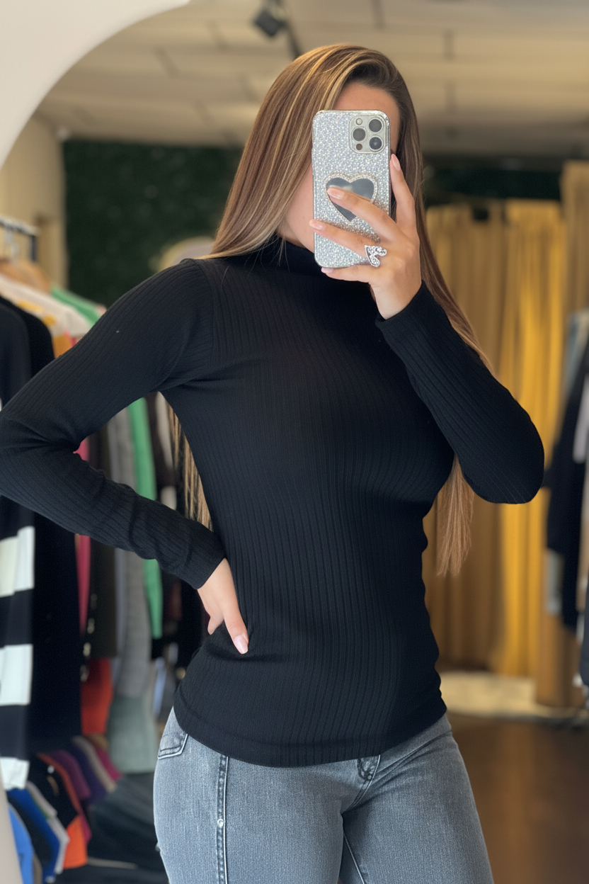 Polera negra